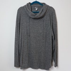 Ava & Viv | Oversized Cowl Neck Top